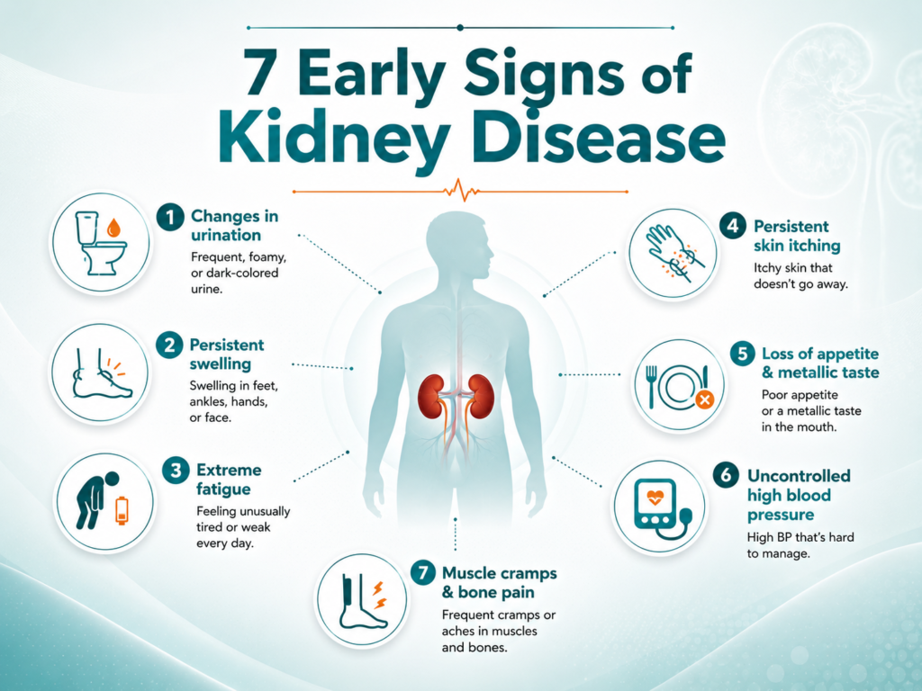 7 Early Signs of Kidney Disease You Must Never Ignore 